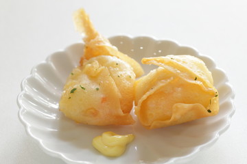 Chinese food, dim sum dumpling for yum cha cuisine