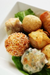 Chinese food, dim sum dumpling for yum cha cuisine