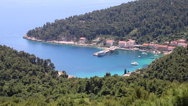 Trstenik town on Peljesac Peninsula, Croatia.