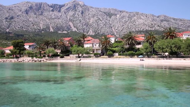 Town of Orebic on Peljesac Peninsula, Croatia.