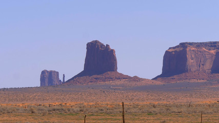 Famous Monument Valley in the desert of Utah - travel photography