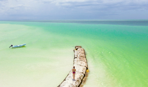 Disfrutando el para&iacute;so Holbox