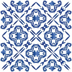 Traditional ornate portuguese azulejo.