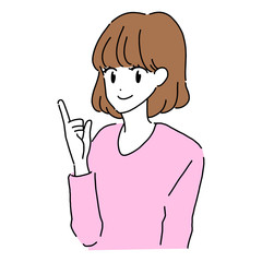 女性　こちらです