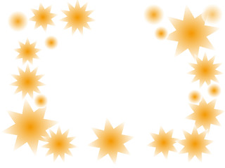 トゲトゲなのにやさしいイメージ山吹色