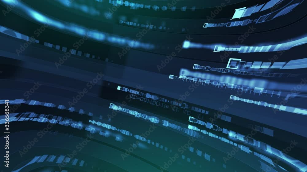 Poster high speed line abstract technology background digital fiber hi tech binary code virtual space stage show concept