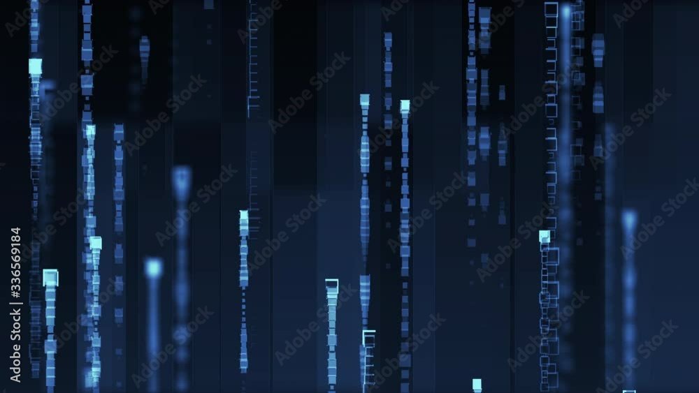 Leinwandbilder high speed line abstract technology background digital fiber hi tech binary code virtual space stage show concept