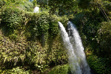 Nature Sendang Gile Waterfall, Lombok