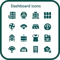 dashboard icon set