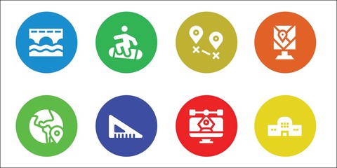 travel icon set