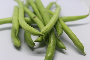 Green String bean for diet vegetable