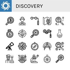 discovery icon set