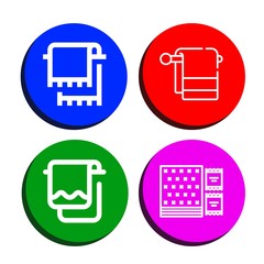 Set of linen icons