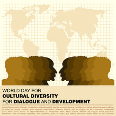 WORLD DAY FOR CULTURAL DIVERSITY FOR DIALOGUE AND DEVELOPMENT, poster