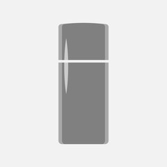Refrigerator. Simple modern icon design illustration.