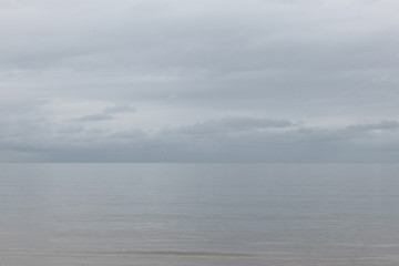 clouds over the sea