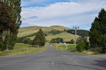 Fototapeta premium panoramic photo of new zeland landscape