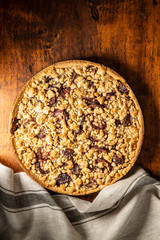 Sweet plum pie.