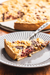 Sweet plum pie.