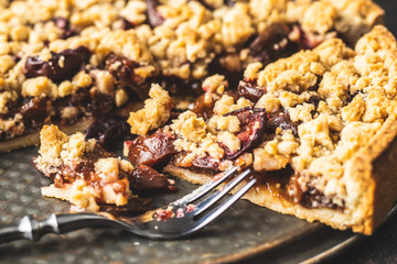 Sweet plum pie.