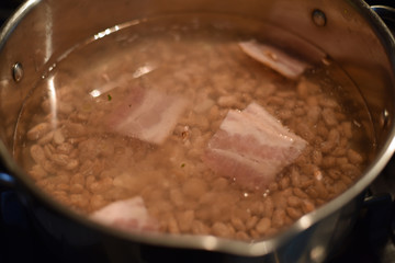 Pot of Beans with Bacon