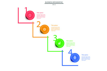 Infographic template element, infographic vector.