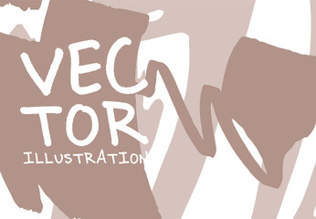 Artistic creative universal cards. Hand Drawn textures.