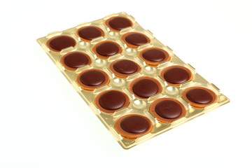 Caramel Candy with Hazelnut and Chocolate