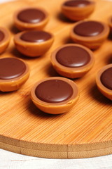 Caramel Candy with Hazelnut and Chocolate