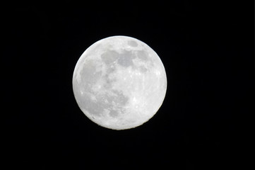 2020年4月8日　スーパームーン　月
