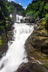 Fototapeta na wymiar Beautiful and Amazing waterfall in Meghalaya Northeast India