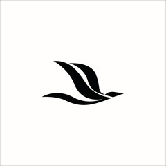 bird fly icon logo