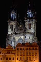 Architecture, street photography around praga