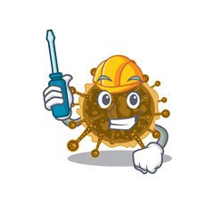 cartoon character of negarnaviricota worked as an automotive