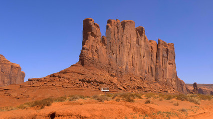 Fototapeta premium Famous Monument Valley in the desert of Utah - travel photography