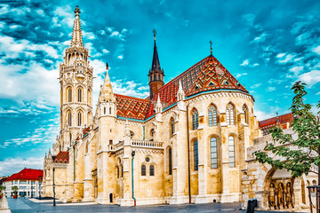 St. Matthias Church in Budapest. One of the main temple in Hungary