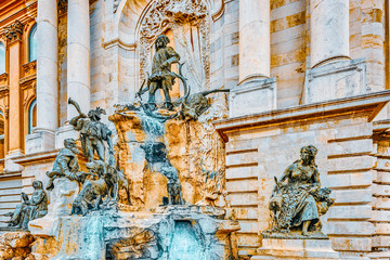 Matthias Fountain-is a monumental fountain group in the western forecourt of Buda Castle, Budapest....