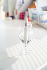 TDS meter to determine quality of water.