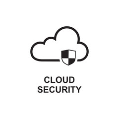 CLOUD SECURITY ICON , DATA SAFETY ICON