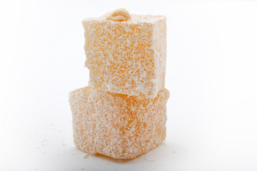 traditional Turkish delight with nuts