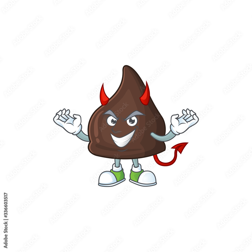 Canvas Prints A picture of devil chocolate conitos cartoon character design