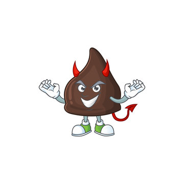 A picture of devil chocolate conitos cartoon character design