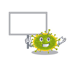 An icon of insthoviricetes mascot design style bring a board