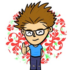 Blue boy handsome action good.