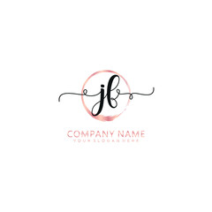 JF initial Handwriting logo vector templates