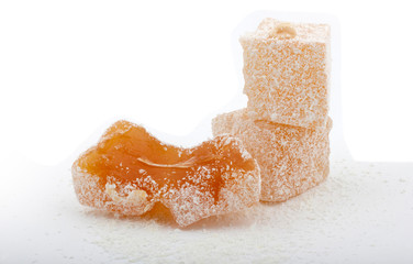 traditional Turkish delight with nuts