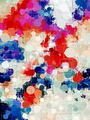 Abstract Colorful Geometrical Artwork,Abstract Graphical Art Background Texture,Modern Conceptual Art