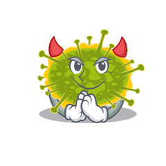 insthoviricetes dressed as devil cartoon character design style