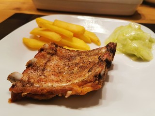 grilled pork chop
