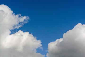 blue sky with clouds